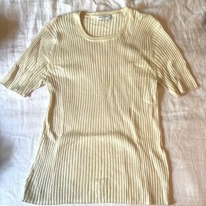 Equipment Ribbed Top / sweater Size S